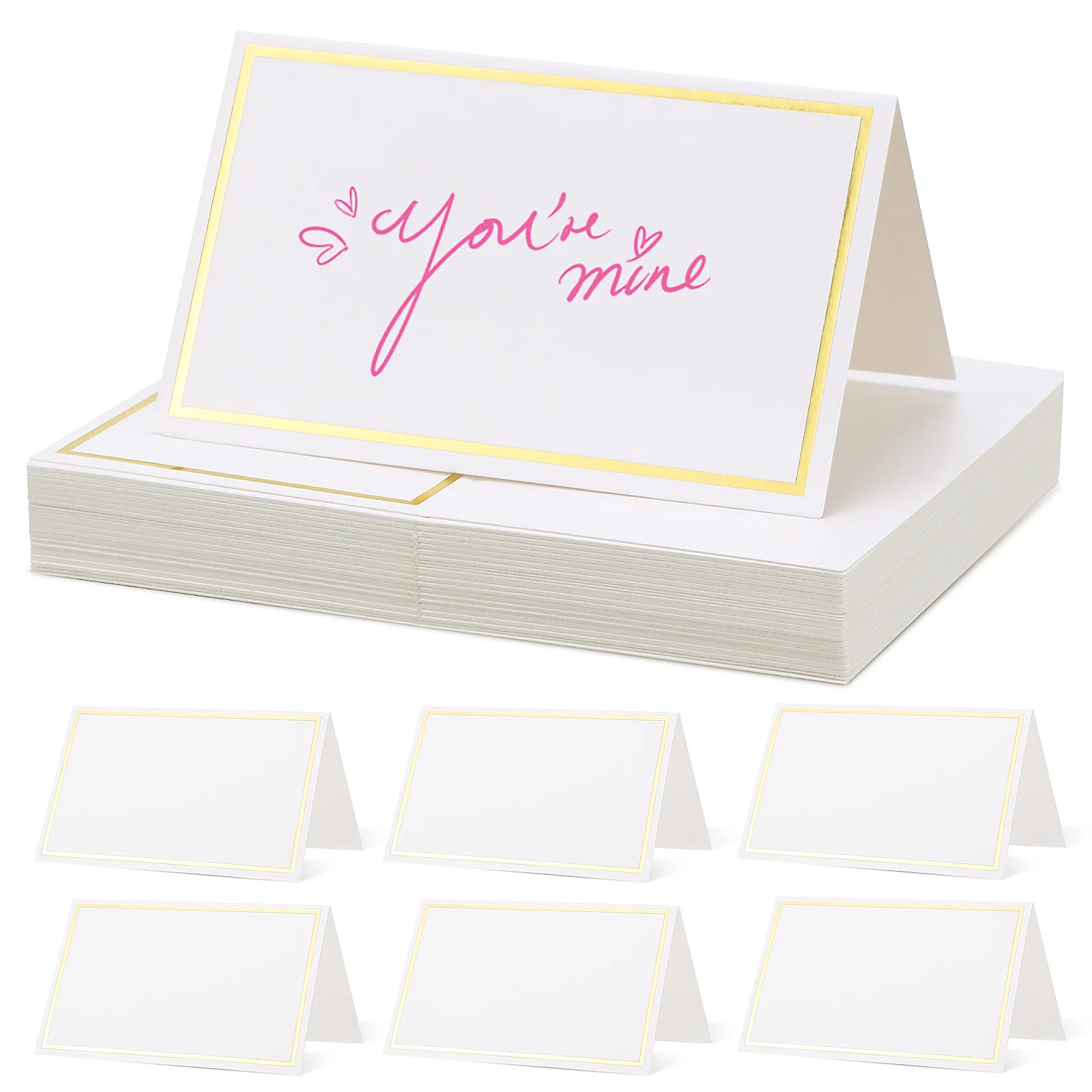 

Table Seating Card Name Place for Banquet Wedding Setting Dinner Party Blank Business Cards