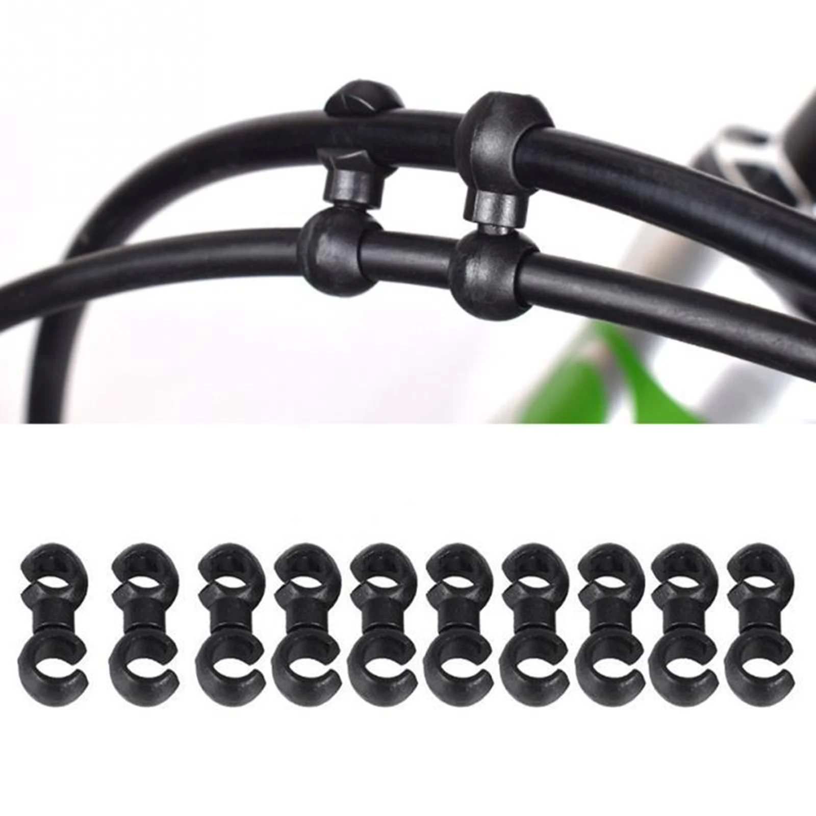 

Keep Your Bike\\\\\\'s Brake and Derailleur Cables Organized with Our Collection Buckle Storage Clips Choose 10 or 20 Pack