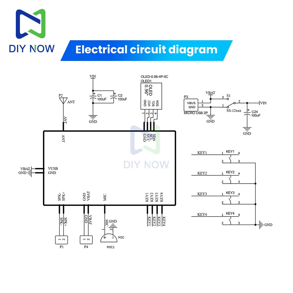 รูปสินค้า ชุดประกอบวิทยุ FM ไร้สาย DIY สนุกกับการบัดกรี