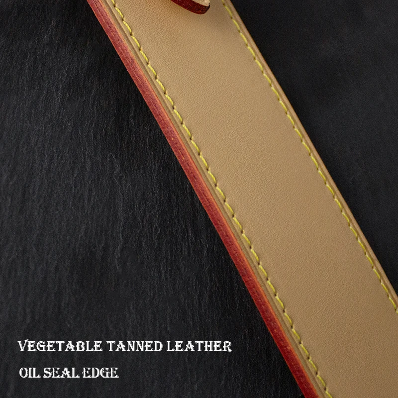 TINBERON Luxury Handbag Shoulder Strap Vachetta Leather Adjustable Bag Strap No Buckle Bag Strap For Crossbody Bags Accessories