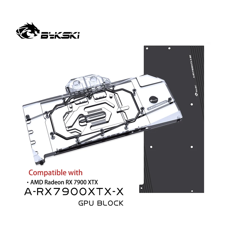 Bykski A-RX7900XTX-X Water Block for PowerColor AMD Radeon RX 7900