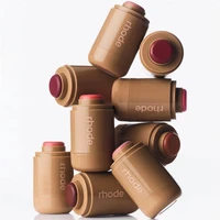 Rhode Pocket Blush LIP Stick Lip Cheek Hydrating Stick Natural Rouge Powder Blush Cream Lipstick Cheek Easy To Apply Color 3
