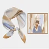 53*53cm Silk Scarves for Woman Fashionable Pattern Smooth To The Touch Spring Summer Sun Protection Silk Scarf 1