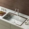 Top mount Kitchen Sink Drop-in, Farmhouse Kitchen with Protector 18 Gauge, Workstation Sink 1