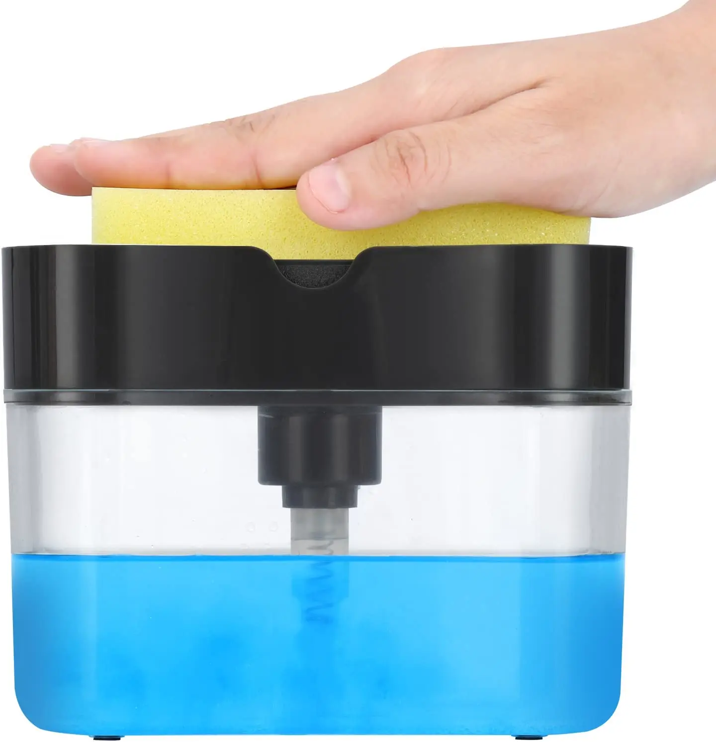 Press Type Liquid Outlet Box Scouring Pad Storage soap liquid box pressing soap liquid box soap dispenser