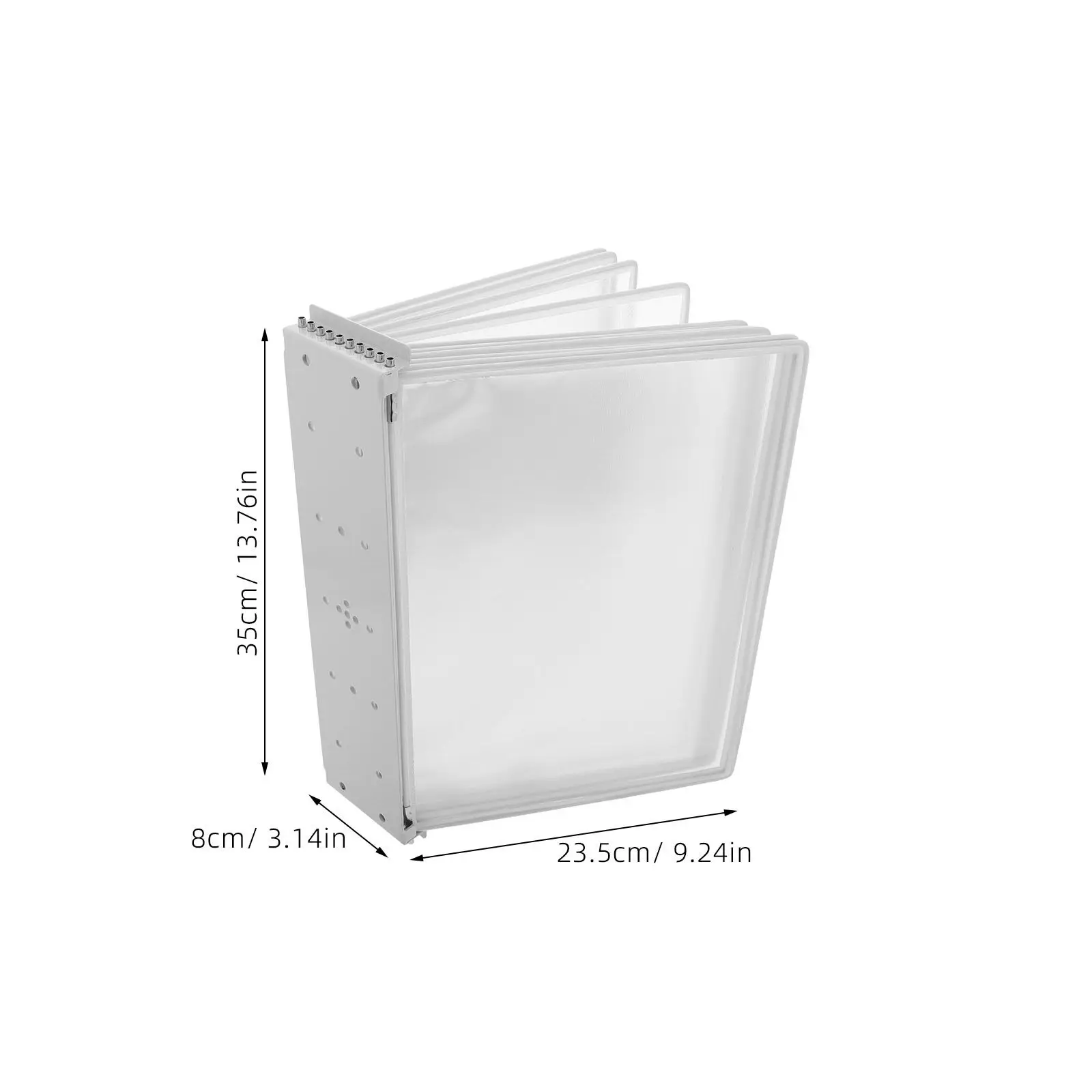 벽걸이형 10페이지 파일 정리함 문서 디스플레이 시스템 폴더 시트 홀더 사무실 보관 폴더 파일 시트