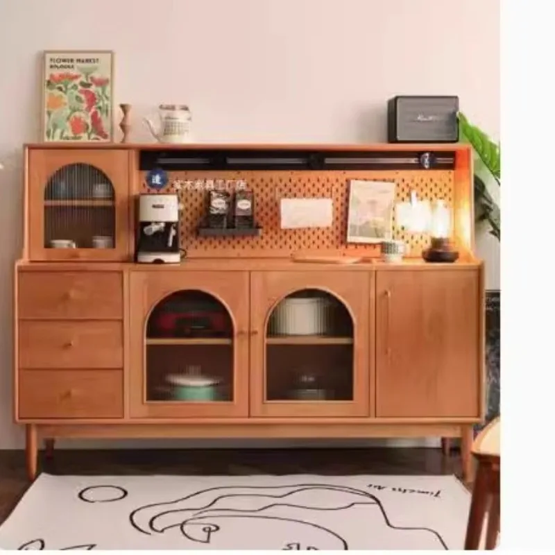 Modern Solid Wood Sideboards Multifunction Space Saving et Kitchen Cabinets Drawers Dining Room Furniture De Comedor FYSB