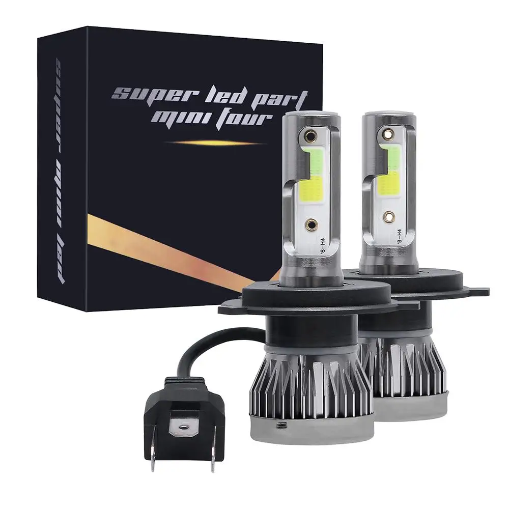 

HB2 LED Headlight Conversion Kit COB Hi/Lo Bulbs 90W 12000LM Power 6000K White + 8000K Blue Light