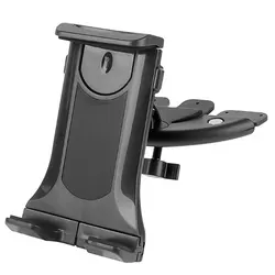 Universal Adjustable Tablet and Phone Car Mount Holder (Black)