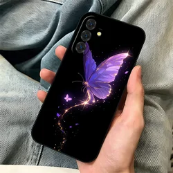 Elegant Purple Butterfly Phone Case - Samsung A35 (KHTY00006A)