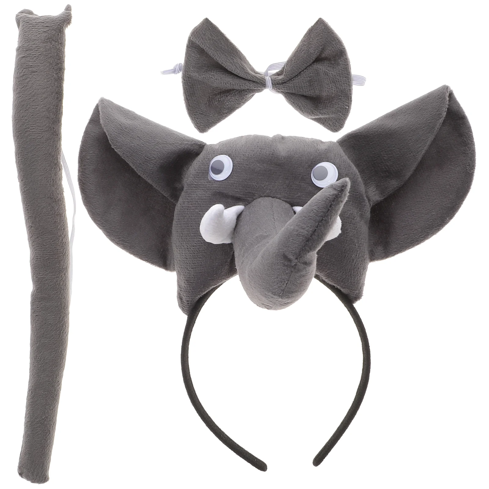 

Props Elephant Headband Toddler Costumes Animal Headbands for Kids Yarn Decorative Hairband