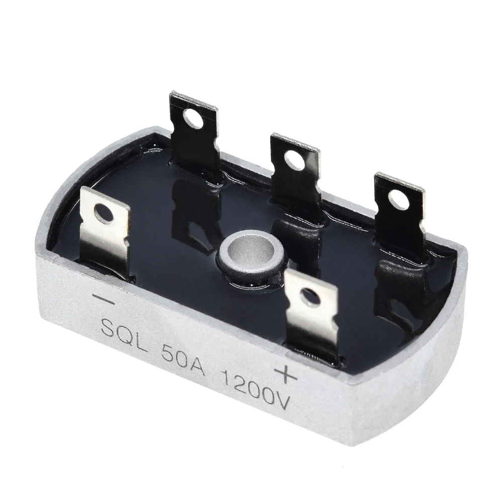 Diode Bridge Rectifier TZT 50A 1200V Aluminum Metal Case 3 Phase 50Amp SQL50A Module