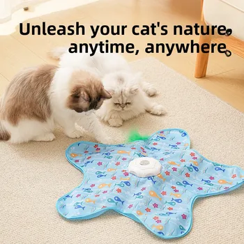 Interactive Hide-and-Seek Motion-Activated Cat Toy 1