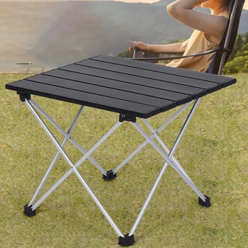 Tavolo da Campeggio Pieghevole Ultraleggero, Scrivania Portatile per Esterni in Lega di Alluminio ad Alta Resistenza per Giardino, Feste, Picnic, Barbecue