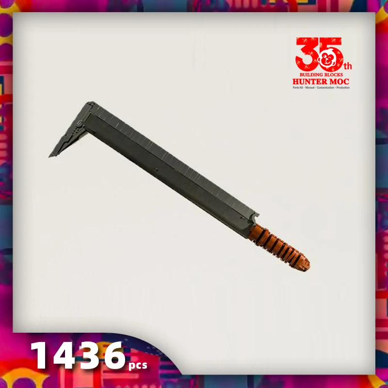 

htmoc Rings Movie characters Sword 1436pcs cold weapon Model MOC Building Blocks Toys For Children Gift mindless Orcs