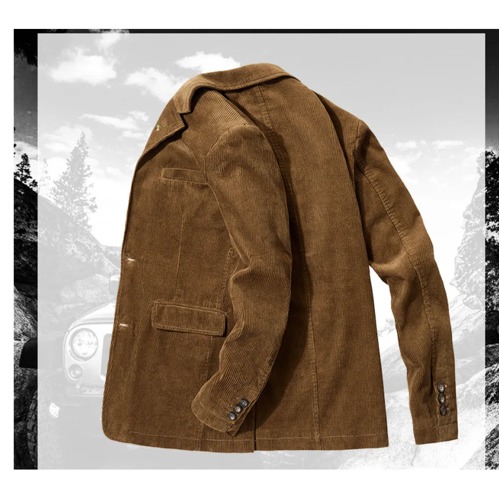58179 Abito da uomo in tinta unita casual in velluto a coste nuovo primavera e autunno_voghion.com