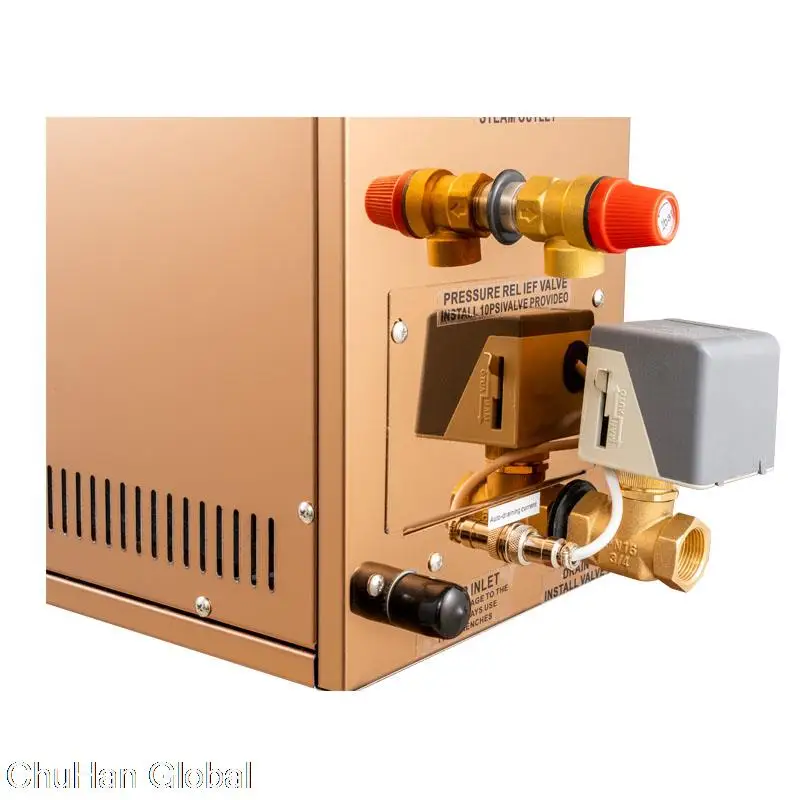 ChuHan AT-S 가정용 습식 스팀 룸 스팀 목욕 발생기, 가정용 스팀 사우나 룸 스팀 목욕 사우나 기계, 스파용, 12 KW, 15 KW, 18KW