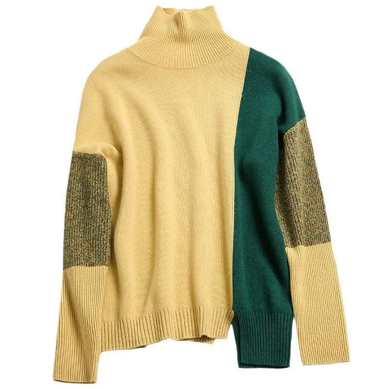 Women Autumn Winter Turtleneck Sweater