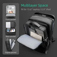 17 inch Laptop Backpack Men Business Carry-on Flight Approved 40l Travel Backpack - Image 3