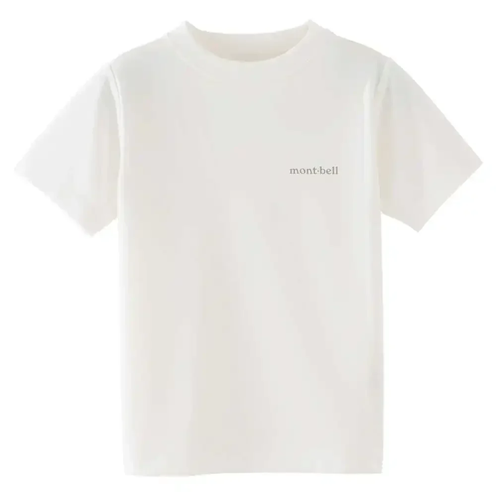 2025 New Cotton T-shirt Montbel Sports Quick-drying Sunscreen Solid Color Printed Small Logo Short Sleeve 4