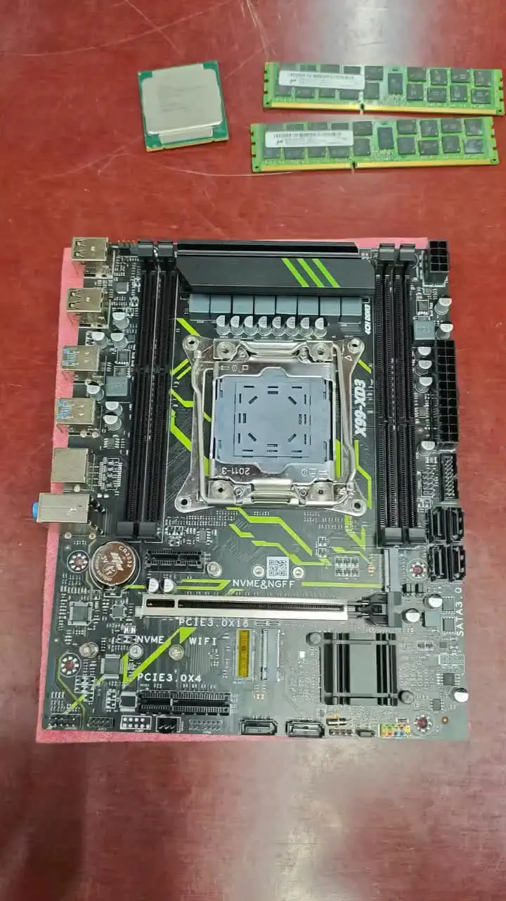 X99 DDR3 マザーボードコンボセットキット、Xeon E5 2696 V3 CPU、32GB