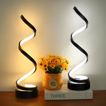 Creative Spiral LED Lamp 4