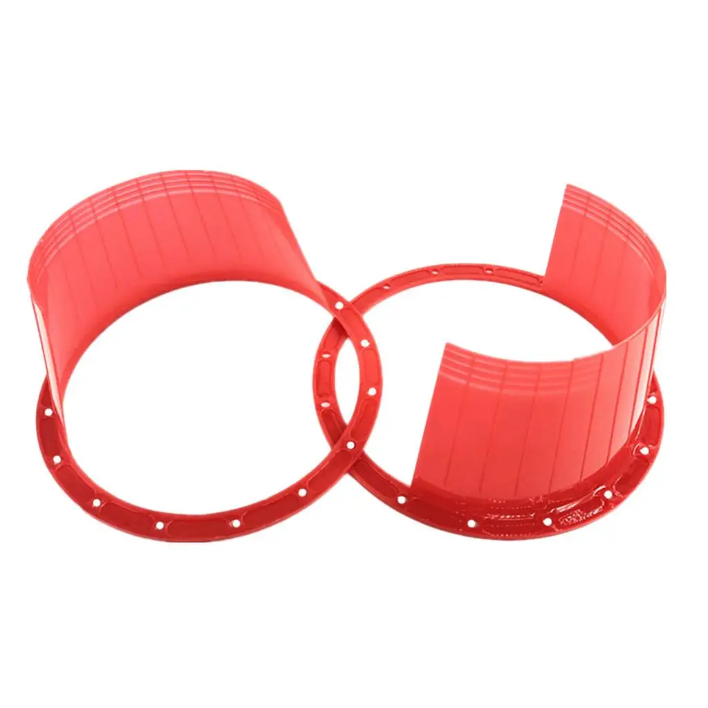 2pcs 6.5'' Car Speaker Waterproof Cover Car Horn Plastic Spacer Protective
