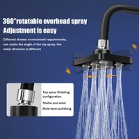Pressurized Shower Head Water Saving Large Flow Shower Head Shower System Replacement Parts Bathroom Accessories 1