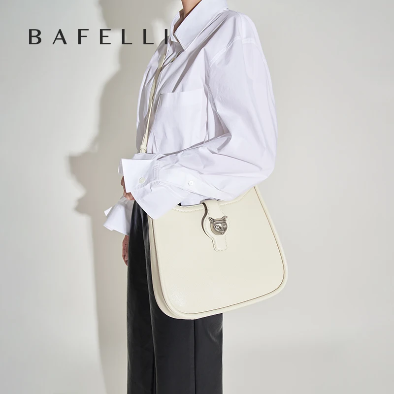 BAFELLI 2025 CAT LUXURY Women's Shoulder Bag TRENDING RETRO STYLE VINTAGE CROSSBODY PURSE UNISEX MESSENGER BAGS women messenger bag mens messenger bag