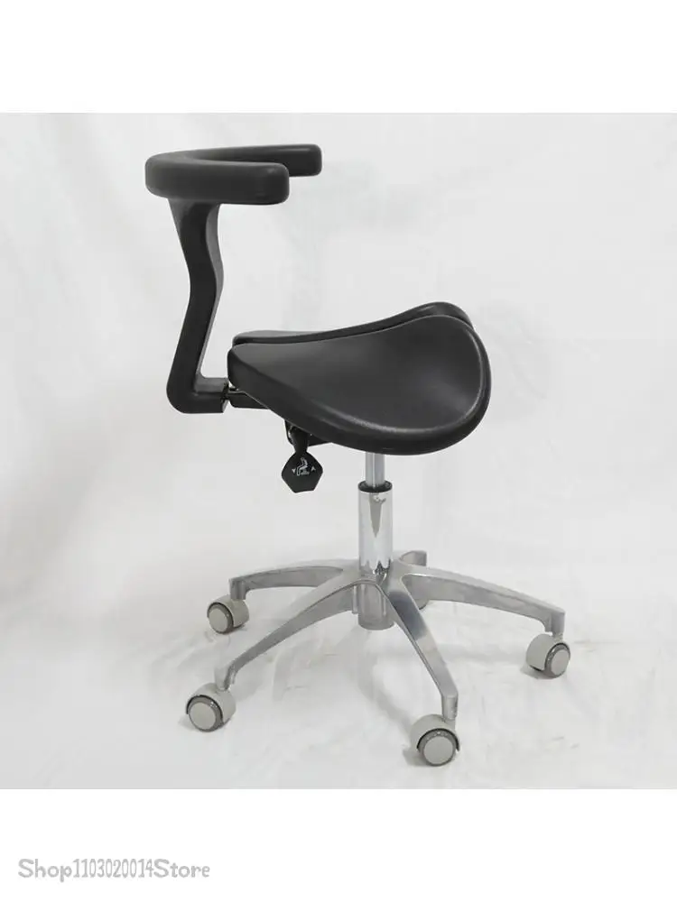 Saddle Chair Backrest Lift Chair Cosmetic Adjustment Dental Stomatologist stool Silent Pulley Simple stool