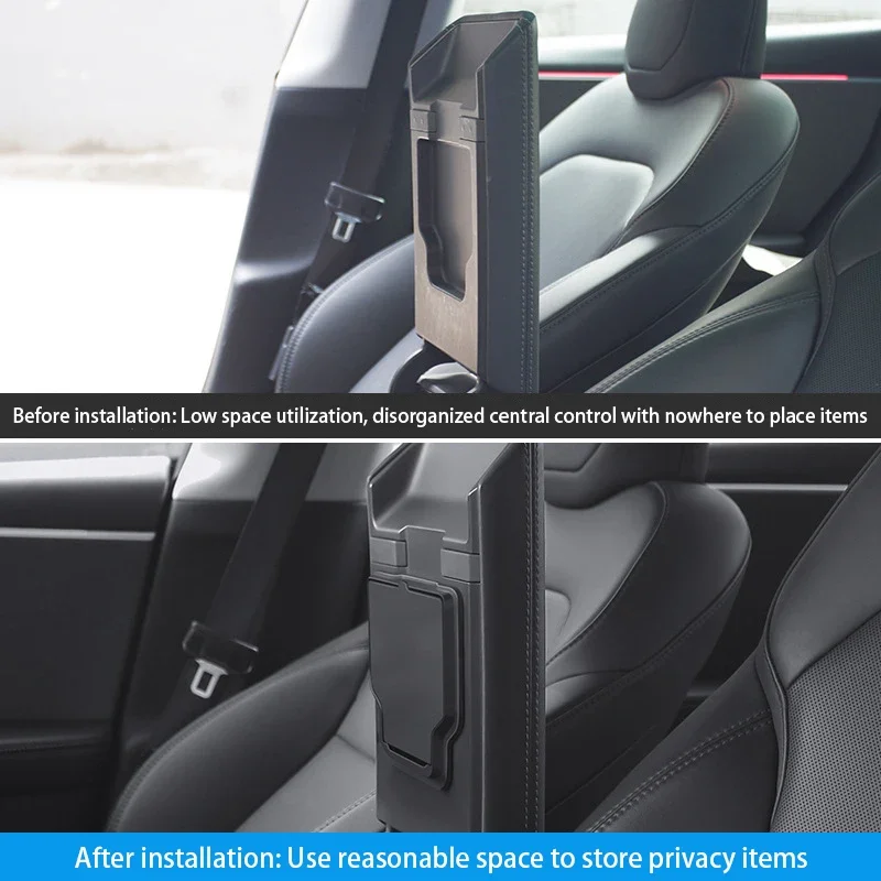 For Tesla Model Y Juniper 2025 & Model 3 2024Center Console Storage Box Trays Ar
