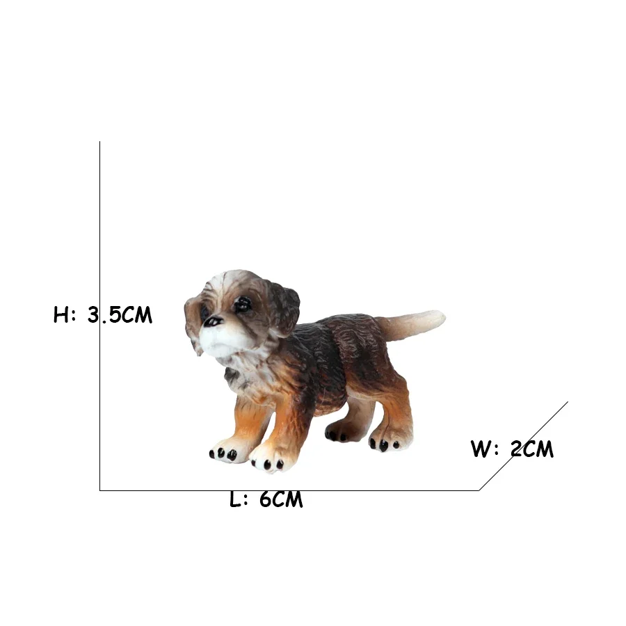 Lifelike Dog Figurine Set - Educational Collectible Toy for Kids and Home Decor Gifts