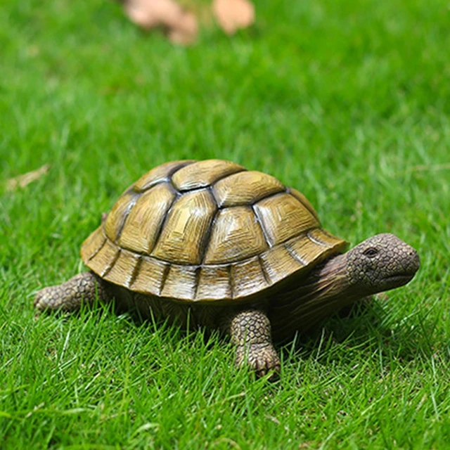 Gyanta Teknős Szobor Vagyon Szerencsés Fengshui Dísz Művészeti Kézműves Dekoráció A Beltéri Kültéri Kerti Udvar Dekorációjának Figura - Image 2