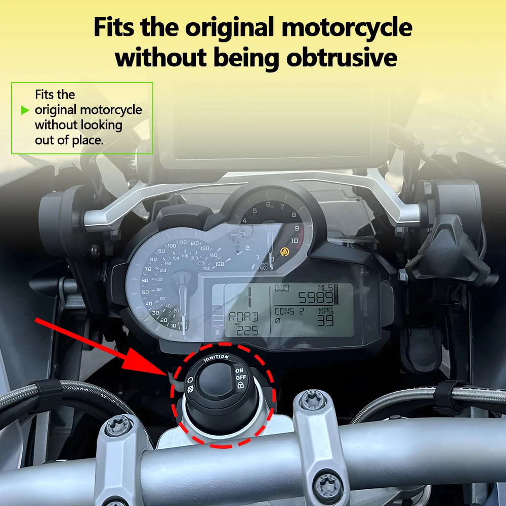 오토바이 원 버튼 시작 잠금 시스템 BMW R1200GS ADV K1600GT K1300 R1200R R1200GT 용 키리스 스마트 점화 제어 스위치