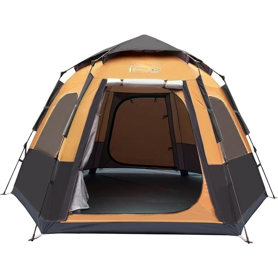 Instant Pop Up Waterproof Camping Tent for 2-4 People