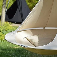 Outdoor Waterproof hammock Double Cacoon Hanging Chair Weight Capacity 80KG Outdoor and Indoor Use - Hanging Kit hanging tent 3