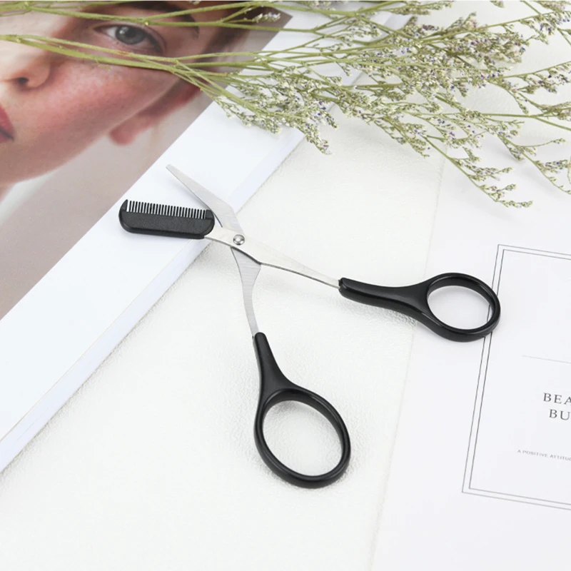 Eyebrow Trimmer 1Pc Eyebrow Trimmer Epilator Hair Comb For Eyebrows Hair Trimmer Eyebrow Scissors Makeup Tools Accessories Beauty Health