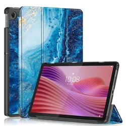 Premium Trifold Magnetic PU Leather Smart Tablet Cover - Durable Hard Shell Protection (HL)