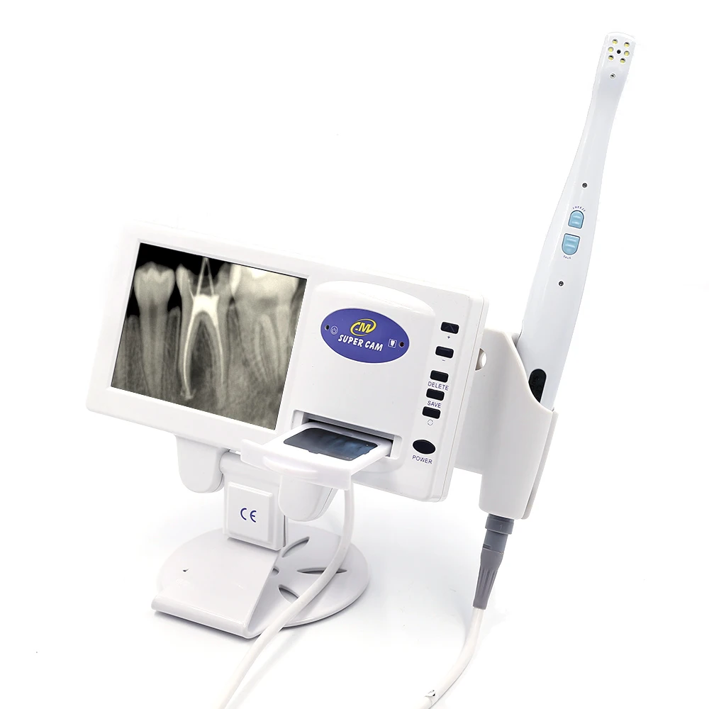 

2020 new arrival X Ray Film reader with unit intra oral camera scanner and 5 inch lcd screen for chair