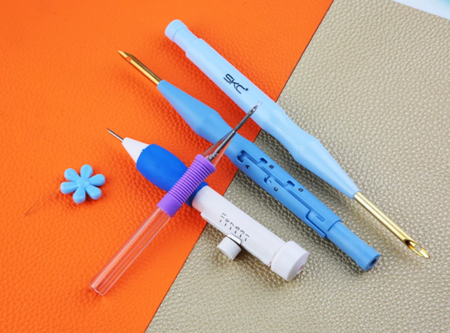 Punch Needle Wooden Punch Needles Needle Rug Hooking Tool Complete Set  Embroidery Pens For Stitching DIY Craft Embellishment - AliExpress