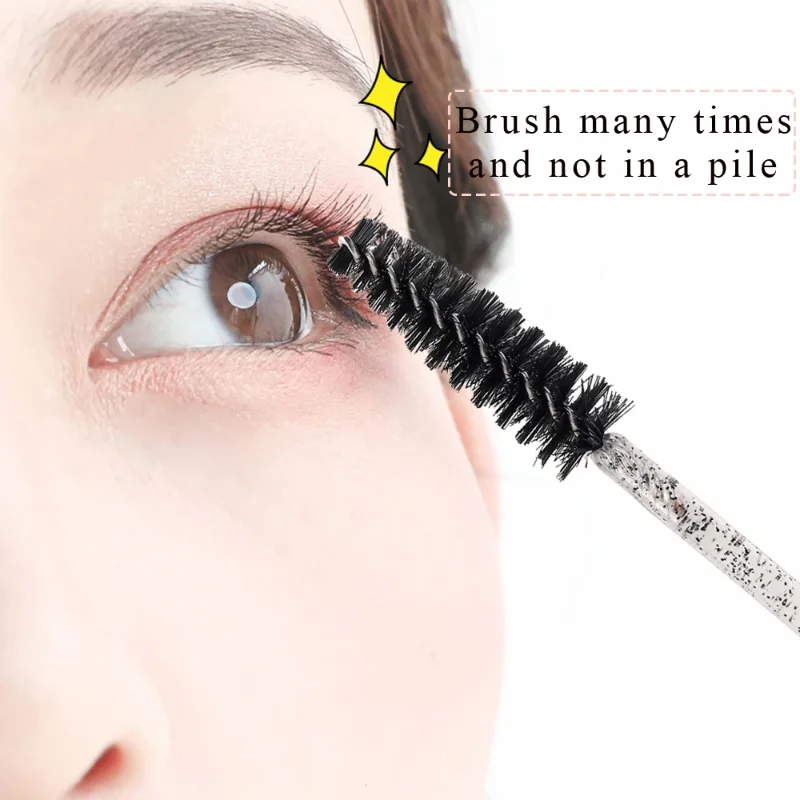 Wholesale 50pcs Disposable Eyelash Brushes Extension Crystal Eyebrow Brush Mascara Wand Eye Lashes Cosmetic Tool  Makeup Beauty 5