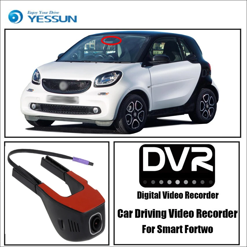 

YESSUN for Smart Car Wifi DVR Mini Camera Driving Video Recorder Novatek 96658 Registrator Dash Cam Night Vision