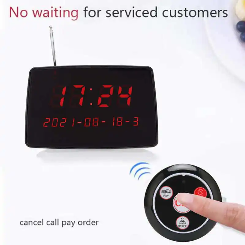 10 Pagers Wireless Pager System for Restaurants etc.