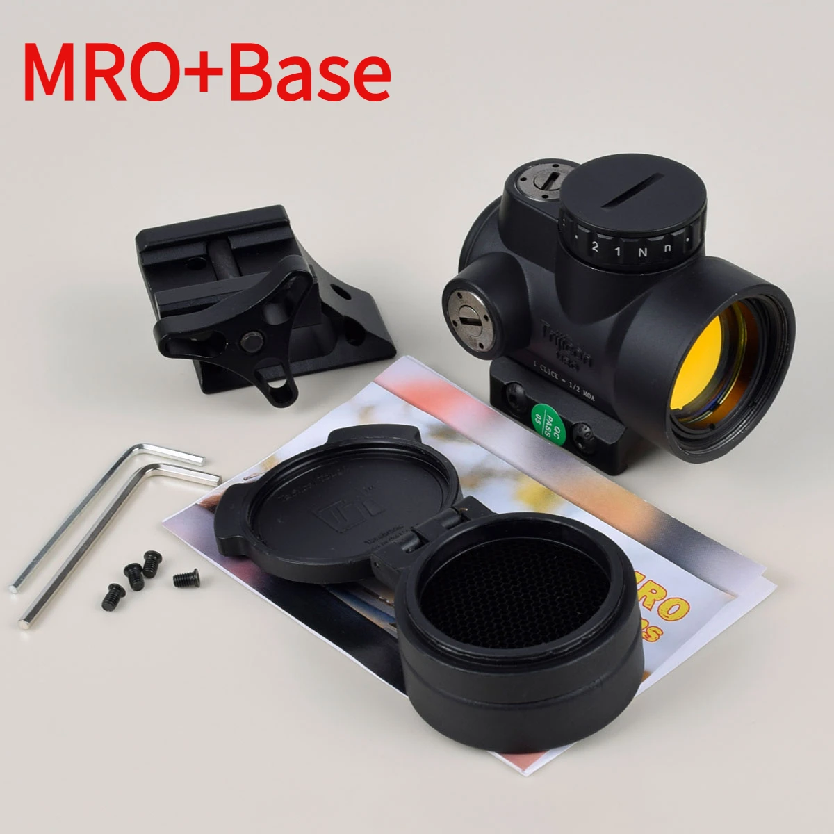 

Tactical MRO Holographic Red Dot Sight Scope Fit Optic Trijicon Hunting Scopes With Low And Ultra High QD Mount Fit 20mm Rail