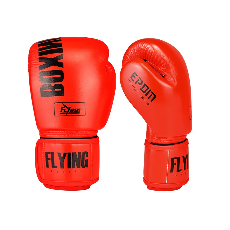 6/8/10/12/14OZ Child Adult Muay Thai Boxing Gloves Kickboxing MMA Martial Arts Combat Punching Fight Boxer Mittens Equipment DEO