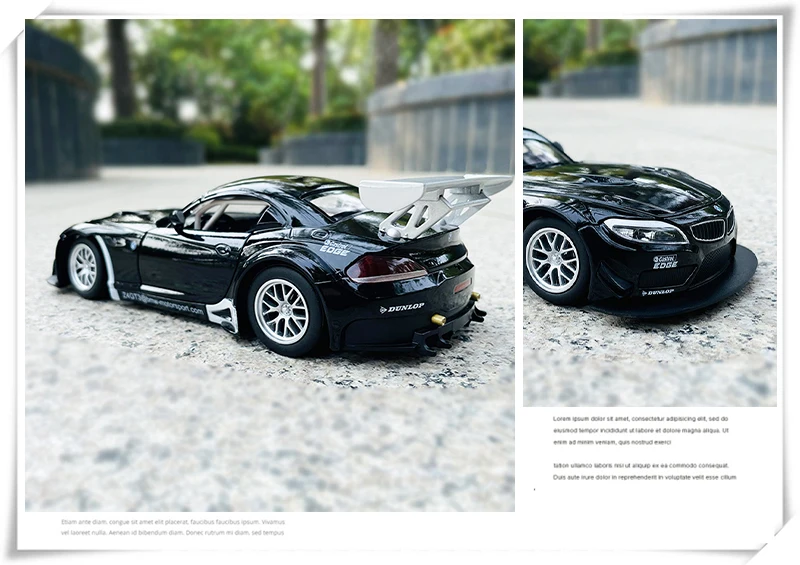 MSZ 1:24 BMW M4 DTM BMW M6 GT3 Z4 GT3l box alloy car model Diecast