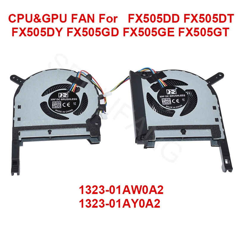 para Fx95d Fx86 Fx95g Ventilador de Refrigeração Fx505dd Fx505dt Fx505dy Fx505gd Fx505ge Fx505gt Fx705g Fx505d Gpu Cpu Cooling Fan