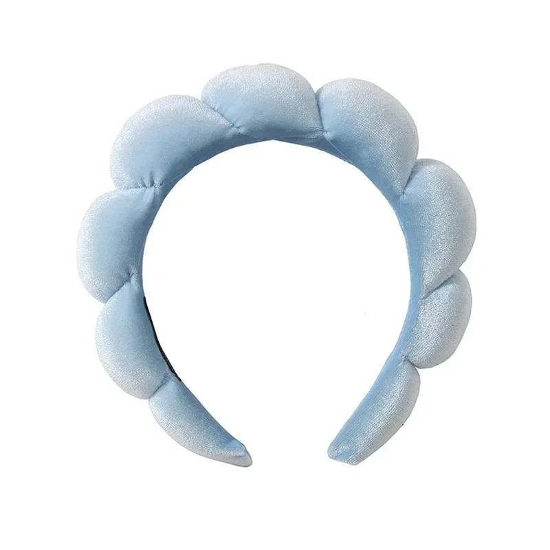 Velvet Hair Band High Skull Top Sponge Fried Dough Twists High Sense Hair Band Hair Accessories Solid Color Hair Band