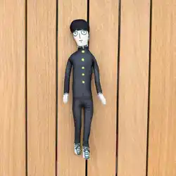 Handmade Mob Psycho 100 Cosplay Plush Dolls with Abstract Wire Skeleton - Halloween Props - 28cm (28cm A)