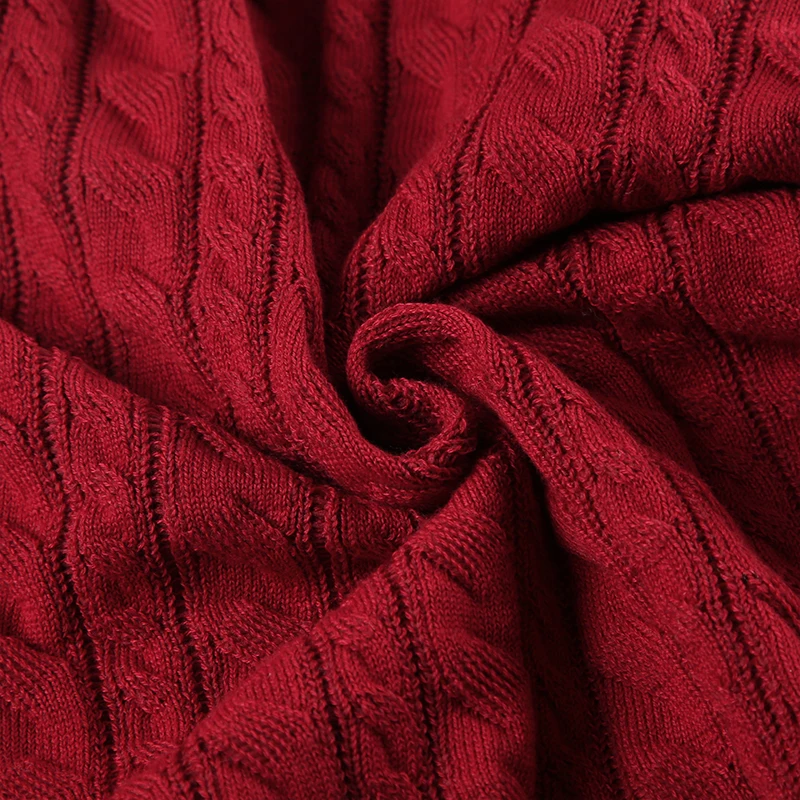 Solid Twist Knit Fitted Sweater Top V Neck with Hooded Women Long Sleeve Pullovers Knitwear Casual Basic Y2K Outfits